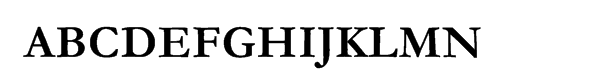 Garamond Bold Font